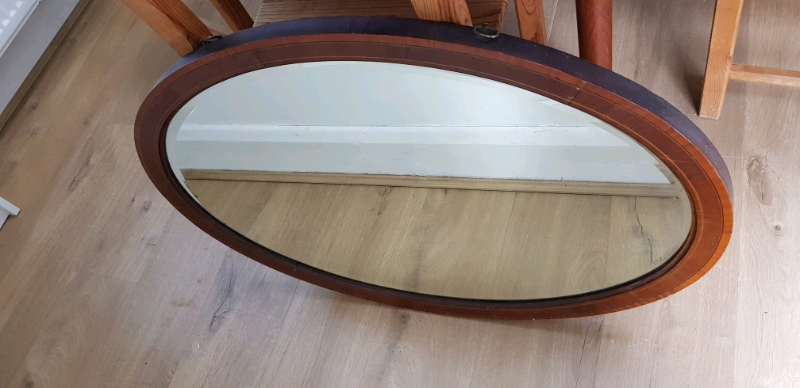 Solid wood oval mirror in Kingston London Gumtree