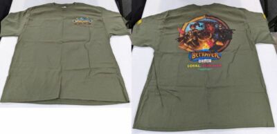 1x  WoW: Servants Of The Betrayer: Delta T-Shirt: Size XL New(Near Mint) Clothin