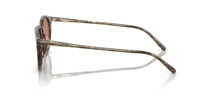 Pre-owned Oliver Peoples 0ov5529su N.02 Sun 173553 Soft Olive Bark 48mm Men's Sunglasses In Orange