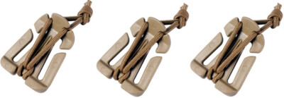 3 PACK  ITW WEB DOMINATOR FOR SECURING LOOSE NYLON WEB STRAPS, BLACK, ITW100TX3