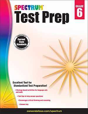 Spectrum Test Prep, Grade 6 - Paperback - Very Good h