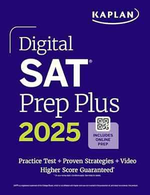 Digital SAT Prep Plus 2025: Prep Book, 1 - Paperback, by Kaplan Test Prep - Good