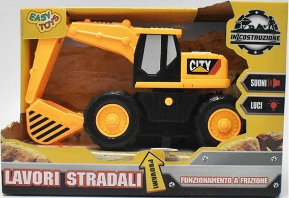 Lavori Stradali Escavatore 89936 Con Luci E Suoni Gioco Giocattolo Bambini sar
