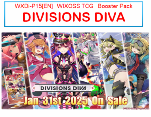 Wixoss TCG: Коробка-бустер Divisions Diva