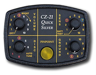 FISHER CZ-21 WATERPROOF DIVING Metal Detector With 8