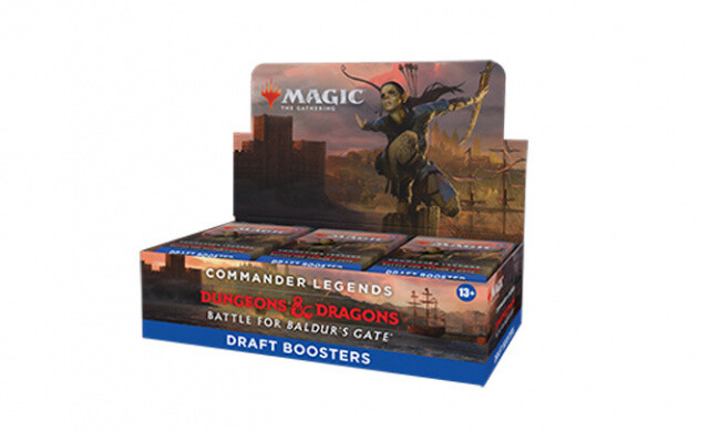 Драфт-бустер Box Commander Legends Битва за Врата Балдура MTG CLB ЗАПЕЧАТАН