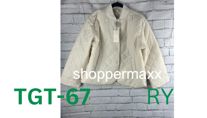 Women's Quilted Bomber Jacket - A New Day, White, XS