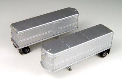Classic Metal Works 31161 HO Mini Metals Unlettered Aerovan Trailers (Pack of 2)