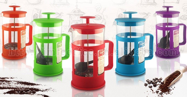 Tisaniera in Vetro Infusore per tea te the e pressa alla Francese 350ml dfh