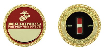US MARINE CORP RANK WO3 COIN