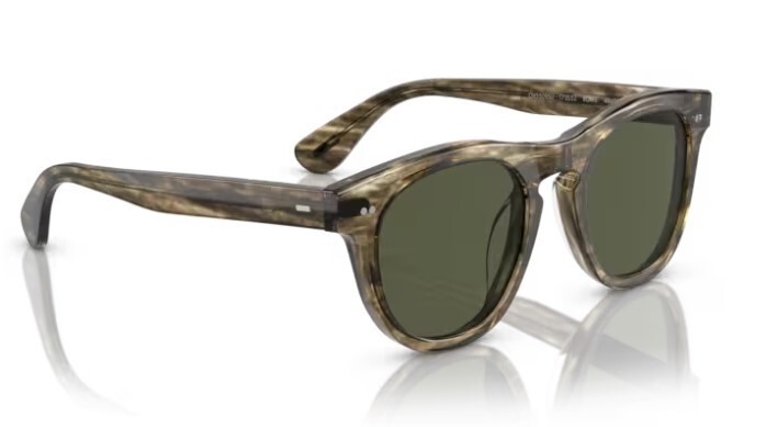 Pre-owned Oliver Peoples 0ov5509su Rorke 173552 Olive Gradient/grey 47mm Men's Sunglasses In Gray