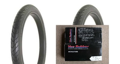 paire Blackwall Kenda 163026 Big City Slick Wire Bead Vélo Pneu 26 X 1.95/"