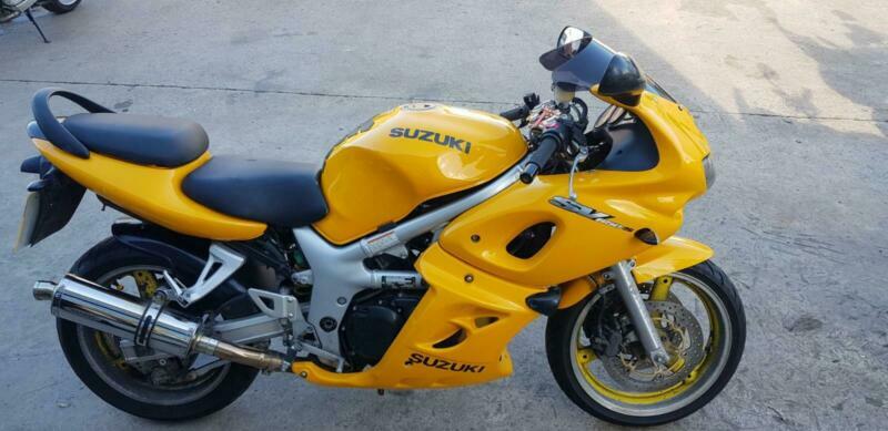 2000 W SUZUKI SV650S SV 650 YELLOW, LONG MOT, HPI CLEAR, BARGAIN, RACE
