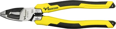 TSUNODA Electrician Pliers PW-DP200TG L= 200mm Eccentric Type 2-Blades