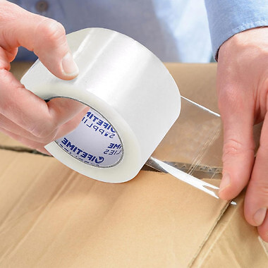 24 Rolls 3" Extra-Wide Clear Shipping Packing Moving Tape 110 yds/330' 2.4 mil