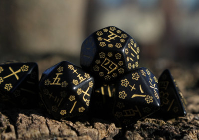 Japanese Deep Night Firefly - 7 Piece Tabletop Kanji Character DND 5e Gaming RPG
