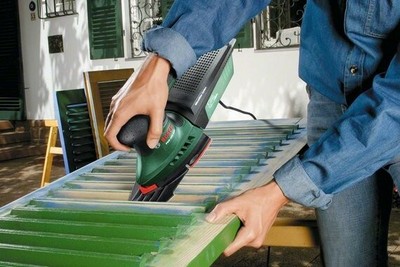 Bosch Multischleifer PSM 200 AES 200W mit Schleifplatte Schleifmaschine
