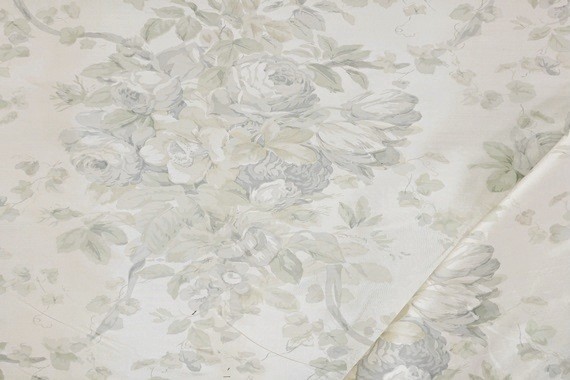 Bennison Roses Silk Designer Fabric