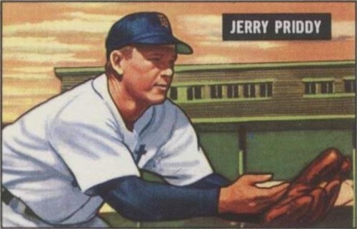 1986 C.C.C. 1951 Bowman Reprints - Jerry Priddy #71