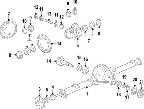 NEW OEM Ford 2015-21 F-150 Rear Inner Pinion Shaft Cup Genuine Ford BL1Z-4628-A