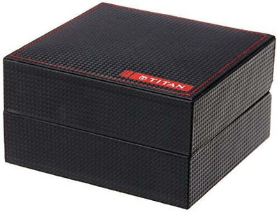 Pre-owned Titan Edge Analog Brown Dial Men's Watch-nn1683wl01/np1683wl01