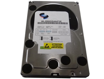 WL 2TB 64MB Cache 7200RPM Enterprise SATA 6Gb/s 3.5" Hard Drive - FREE SHIPPING