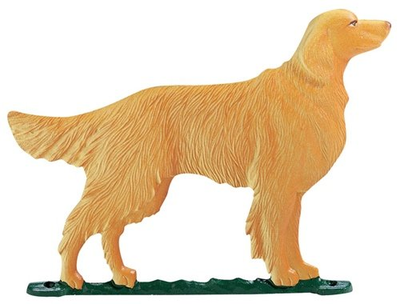 Whitehall Products Golden Retriever Weathervane, 30-Inch, Rooftop Color
