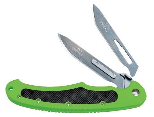 HAVALON KNIVES Piranta Bolt Shock Green Stainless Steel 2.75" XTC-60ABOLT-GX NEW