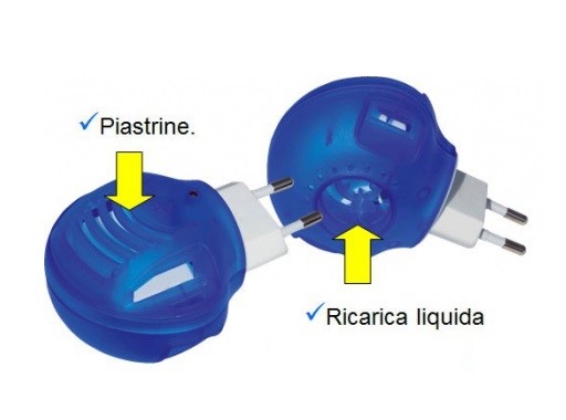 Fornello Elettrico Antizanzare 2in1 Presa Piastrina e Liquida Zanzare dfh