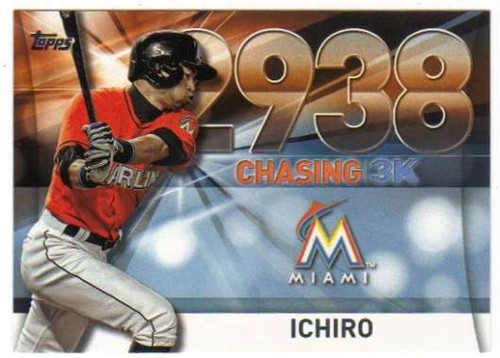 2016 Topps Update Chasing 3000 #3000-33 Ichiro Marlins ID