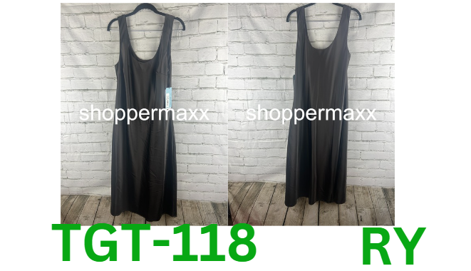 Women's Scoop Neck Strappy Midi Slip Dress -Future Collective with Reese, Gray,L