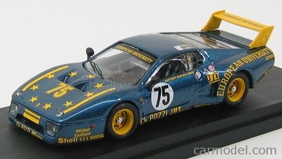 BEST-MODEL 9317 SCALA 1/43 FERRARI 512BB LM N 75 DAYTONA 1980 GUITTENY BLEINIE