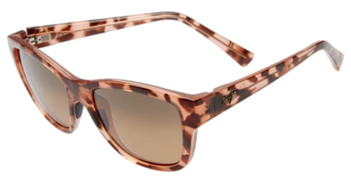 Maui Jim Hanapaa Polarized Sunglasses 538-13 Blush Pink Tortoise