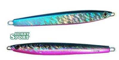 VERTICAL JIG FIRE ARTICO 160 GRAMMI Col. BP BLU/PINK PESCA MARE RICCIOLA CERNIA