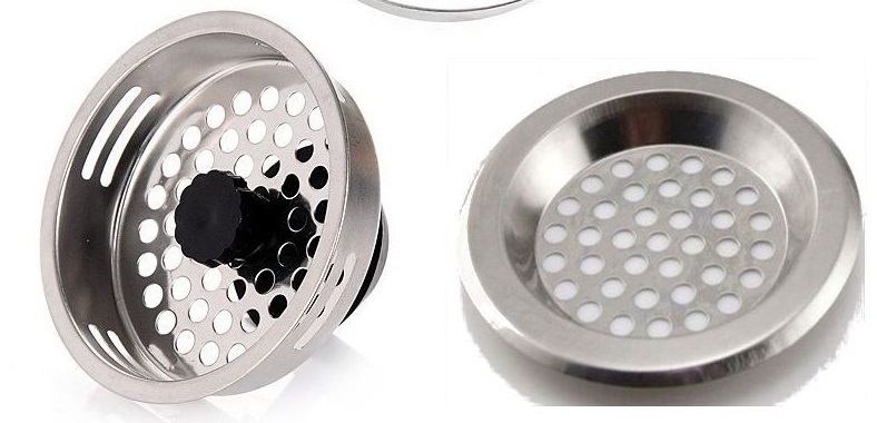 Set 2 Tappi Filtro Universale Lavandino Per Lavello Lavabo Vasca Doccia moc