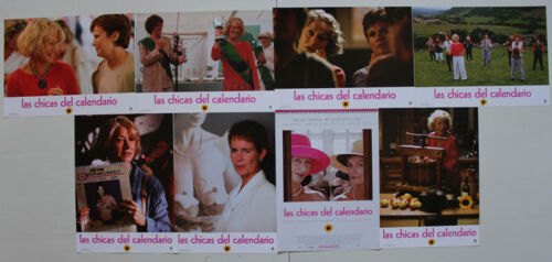 Helen Mirren Calendar Girls Spanish lobby card set 8 Julie Walters Linda Bassett