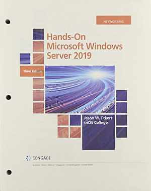 Hands-On Microsoft Windows Server 2019, - Loose Leaf, by Eckert Jason - Good