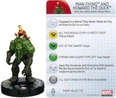 Man-Thing and Howard the Duck #047 Amazing Spider-Man Marvel Heroclix NM