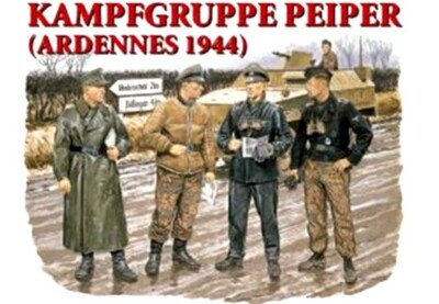 Dragon 1/35 Joachim Peiper Staff Soldiers Ardennes 1944 4 DML6088