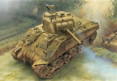 Dragon No. 6511 1:35 M4 Sherman 75mm Normandy Pre Loved
