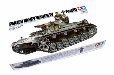 Tamiya Military Model 1/35 Panzer Kampfwagen IV Ausf.D with Three Figures 35096
