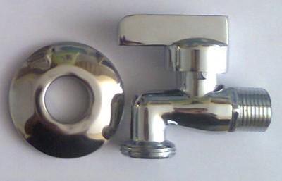 RUBINETTO LAVATRICE 1/2 " a sfera con rosetta carico