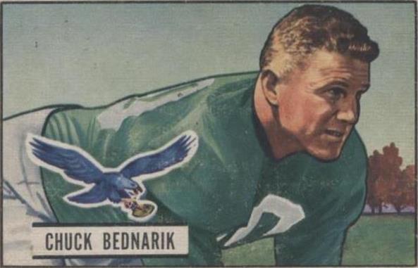 1951 Bowman Chuck Bednarik #12