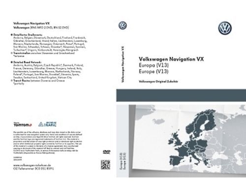 DVD-Eos Navigationssoftwares von Volkswagen