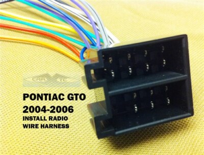 Pontiac Radio Wire Harness Stereo Connect Wiring PON-V1