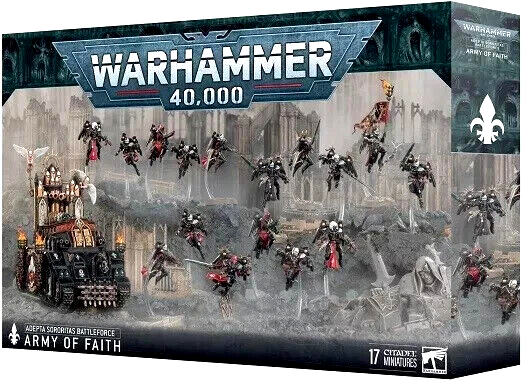 Warhammer 40,000 Army of Faith 17体セット Army of Faith Battleforce - New Adepta Sororitas Army Set