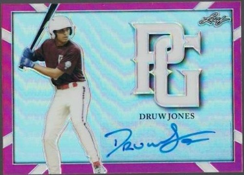 2021 Leaf Perfect Game National Showcase - Druw Jones #BA-DJ1