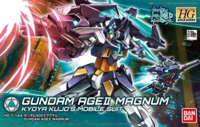 #01 Gundam AGEII Magnum Gundam для сборки дайверов, Bandai Hobby HGBD 1/144