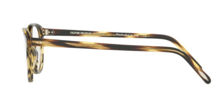 Pre-owned Oliver Peoples 0ov5219 Fairmont 1003 Cocobolo Men's Eyeglasses In Clear