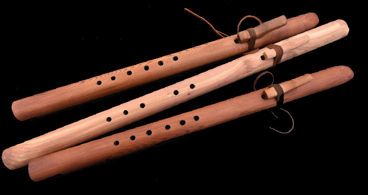 native american style cedar flute by gray fox flutes